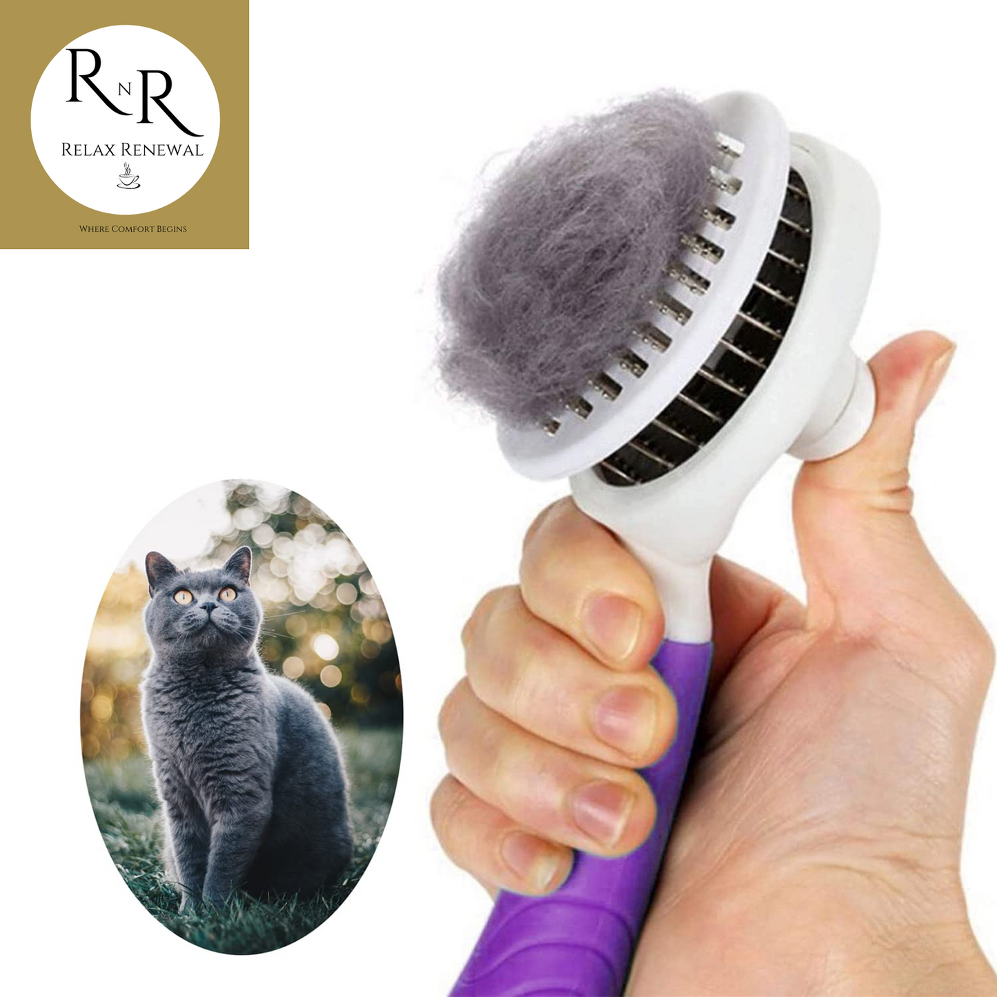 Pet Massage Grooming Brush