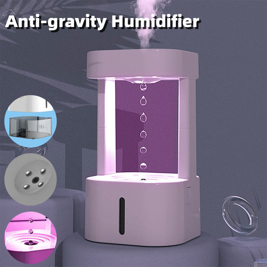  Anti-Gravity Water Drop Humidifier-  580ML Water Tank